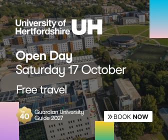 University of Hertfordshire (17/09-16/10)